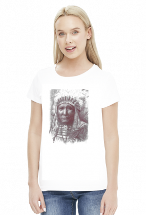 T-shirt damski Indianin