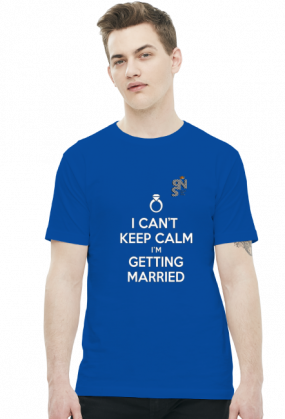 koszulka z nadrukiem cant calm