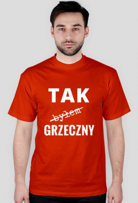Koszulka Męska - Tak, byłem grzeczny