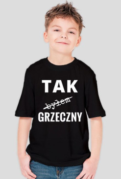 Koszulka Chłopięca - Tak, byłem grzeczny