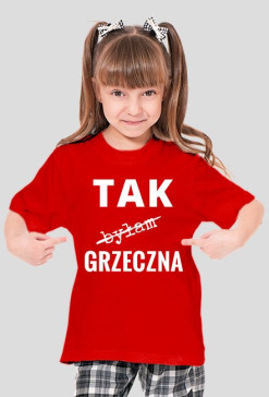 Koszulka Dziewczęca - Tak, byłam grzeczna