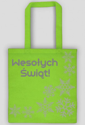 Świąteczna torba ,,Wesołych Świąt''