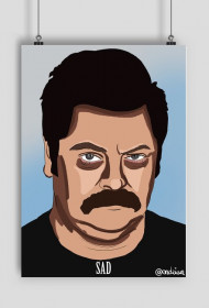 Plakat "Sad Ron"