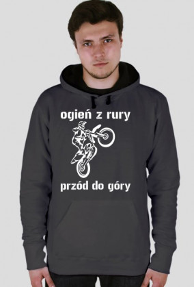 Ogień z rury przód do góry