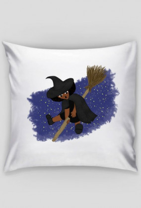 Mała Czarownica - Little Witch - poszewka na poduszkę