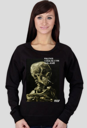 BLUZA Z PAPIEROSEM