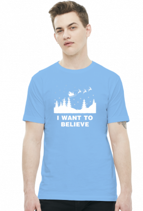 Koszulka Mikołaj I want to believe