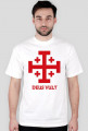 koszulka "Deus Vult" z krzyżem prosta