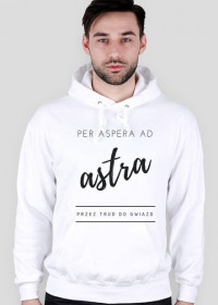 Bluza "Per aspera ad astra - przez trud do gwiazd" - biała