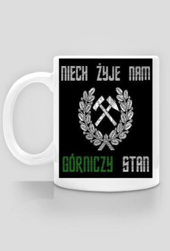 KUBEK Z GÓRNICZYM GODŁEM