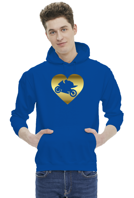 Motoserce gold - bluza motocyklowa
