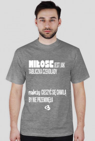 Koszulka męska "Miłość jest.."