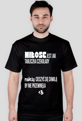 Koszulka męska "Miłość jest.."