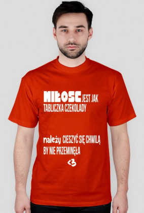 Koszulka męska "Miłość jest.."