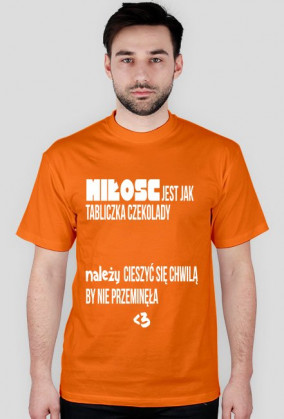 Koszulka męska "Miłość jest.."