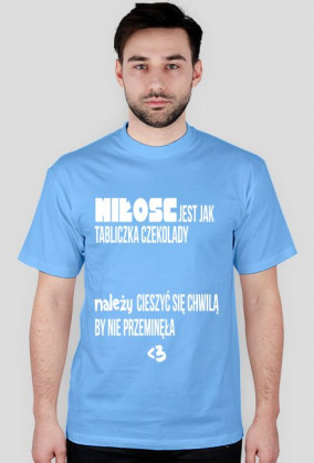 Koszulka męska "Miłość jest.."