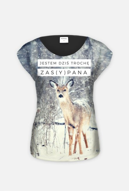 Koszulka typu full print "Zasypana"