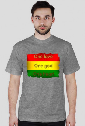 Reggae koszulka męska "One love"