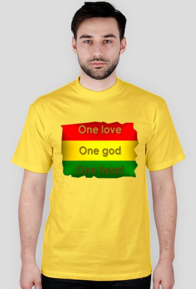 Reggae koszulka męska "One love"