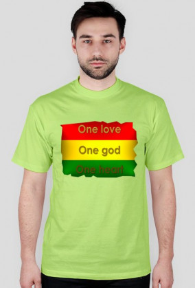 Reggae koszulka męska "One love"