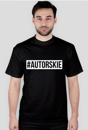 Koszulka #AUTORSKIE [czarna]