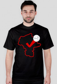 T-shirt Mazowiecka Siatkówka logo