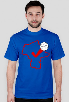 T-shirt Mazowiecka Siatkówka logo