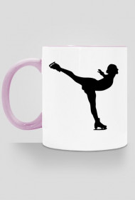 Kubek z kolorowym uszkiem Ice Skating