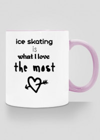Kubek z kolorowym uszkiem Ice Skating