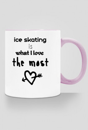 Kubek z kolorowym uszkiem Ice Skating