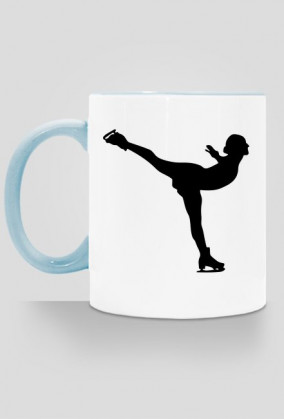 Kubek z kolorowym uszkiem Ice Skating