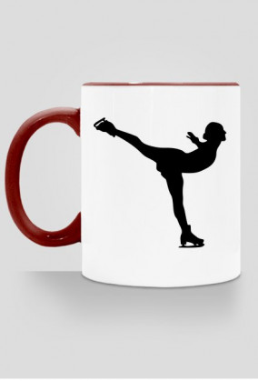 Kubek z kolorowym uszkiem Ice Skating