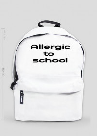 Plecak Allergic to school