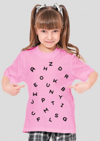 Koszulka alfabet
