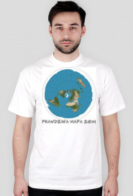 mapa płaskiej ziemi