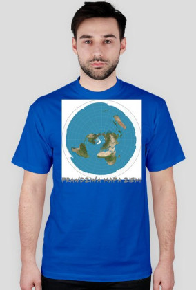 mapa płaskiej ziemi