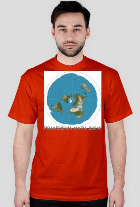 mapa płaskiej ziemi