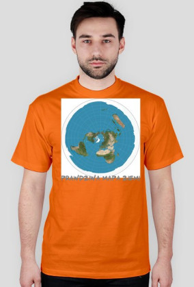 mapa płaskiej ziemi