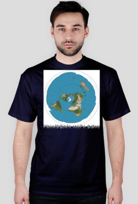 mapa płaskiej ziemi