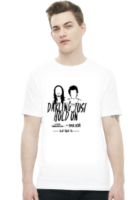 Koszulka męska "Just Hold On"