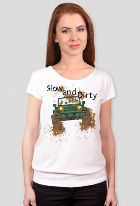 T-shirt ze ściągaczem Slow and Dirty