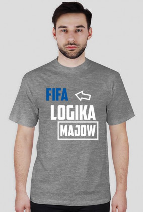 Fifa logika majów (Biały nadruk) - Koszulka