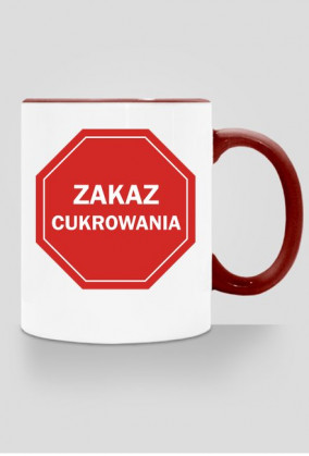 Kubek Zakaz cukrowania