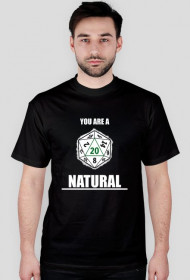 Koszulka Męska d20 Natural
