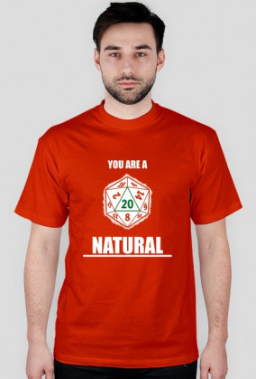 Koszulka Męska d20 Natural