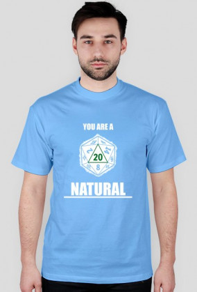 Koszulka Męska d20 Natural
