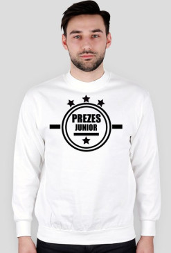 Bluza Męska biała Prezes Junior