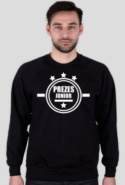 Bluza Męska czarna Prezes Junior