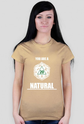 Koszulka Damska d20 Natural