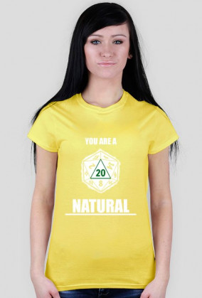 Koszulka Damska d20 Natural